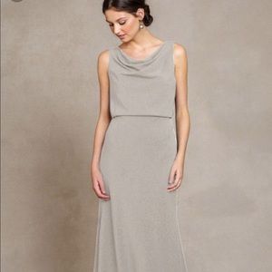 Jenny Yoo Madelyn Dress in Alpine gray